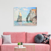 Claude Monet - Klippen bei Etretat Leinwanddruck (Insitu (Wohnzimmer))