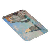 Claude Monet - Klippen bei Etretat Magnet (Rechte Seite)