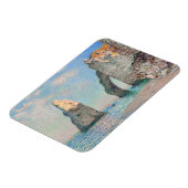 Claude Monet - Klippen bei Etretat Magnet (Linke Seite)
