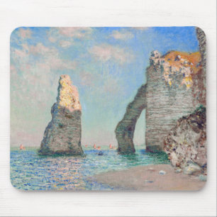 Claude Monet - Klippen bei Etretat Mousepad