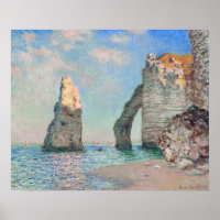 Claude Monet - Klippen bei Etretat