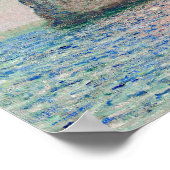 Claude Monet - Klippen bei Etretat Poster (Ecke)