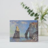 Claude Monet - Klippen bei Etretat Postkarte (Stehend Vorderseite)