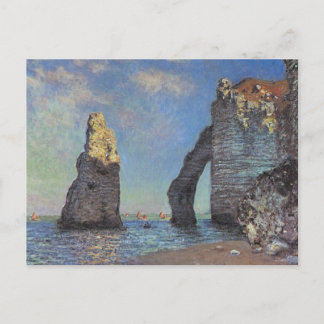Claude Monet - Klippen bei Etretat Postkarte