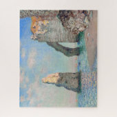 Claude Monet - Klippen bei Etretat Puzzle (Vertikal)