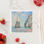 Claude Monet - Klippen bei Etretat Serviette (Beispiel)