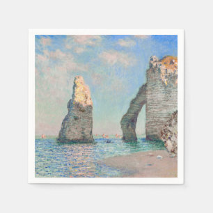 Claude Monet - Klippen bei Etretat Serviette