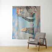 Claude Monet - Klippen bei Etretat Wandteppich (Beispiel)