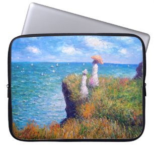 Claude Monet: Klippen-Weg bei Pourville Laptopschutzhülle