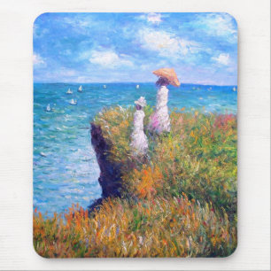 Claude Monet: Klippen-Weg bei Pourville Mousepad