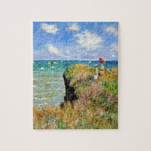 Claude Monet Klippenweg Puzzle (Vertikal)