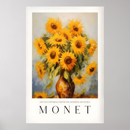 Claude Monet Kunst Druck Poster (Vorne)