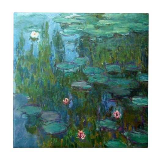 Claude Monet-Künstler-Maler-Schicksals-Geschenke Fliese (Vorderseite)