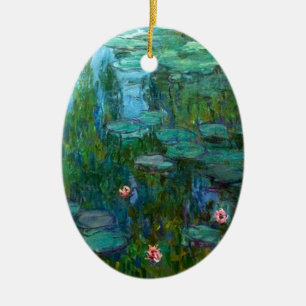 Claude Monet-Künstler-Maler-Schicksals-Geschenke Keramikornament
