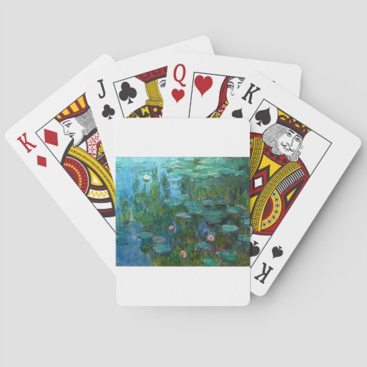 Claude Monet-Künstler-Maler-Schicksals-Geschenke Spielkarten (Rückseite)