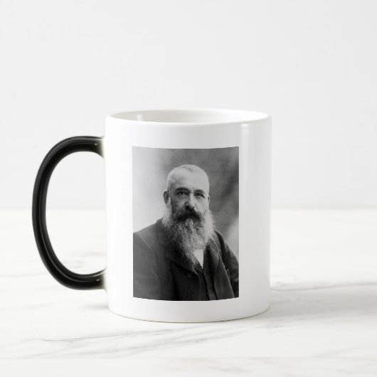 Claude Monet-Künstler-Maler-Schicksals-Geschenke Verwandlungstasse (Links)
