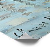 Claude Monet Kunstmalerei Poster (Ecke)