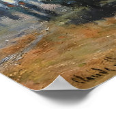 Claude Monet Kunstmalerei Poster (Ecke)
