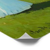Claude-Monet-Kunststil Poster (Ecke)