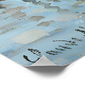 Claude-Monet-Kunststil Poster (Ecke)