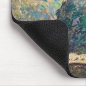 Claude Monet Kunstwerk - Das Schloss von Dolceacqu Mousepad (Ecke)