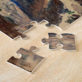 Claude Monet Kunstwerk - Das Schloss von Dolceacqu Puzzle (Seite)