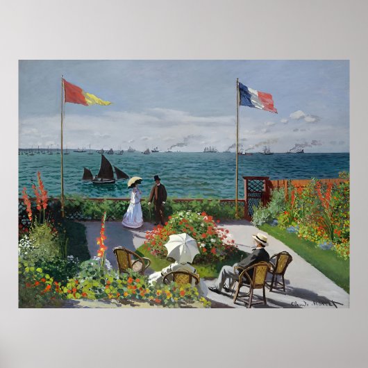 Claude Monet Kunstwerk Poster (Vorne)
