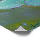 Claude Monet Kunstwerk Poster (Ecke)