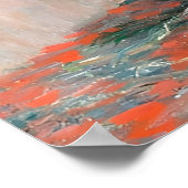 Claude Monet Kunstwerk Poster (Ecke)
