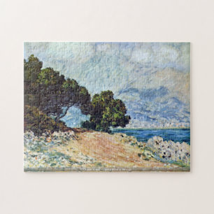 Claude Monet - Küstenstraße in Menton Puzzlespie Puzzle