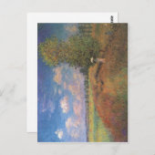 Claude Monet L'?t? Champ de coquelicots (Klatschm) Postkarte (Vorne/Hinten)