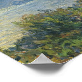 Claude Monet - La Corniche bei Monaco Poster (Ecke)