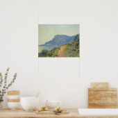 Claude Monet - La Corniche bei Monaco Poster (Küche)