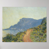 Claude Monet - La Corniche bei Monaco Poster (Vorne)