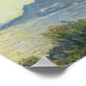 Claude Monet - La Corniche bei Monaco Poster (Ecke)