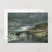 Claude Monet - La Pointe de la Hève bei Ebbe Postkarte (Vorne/Hinten)