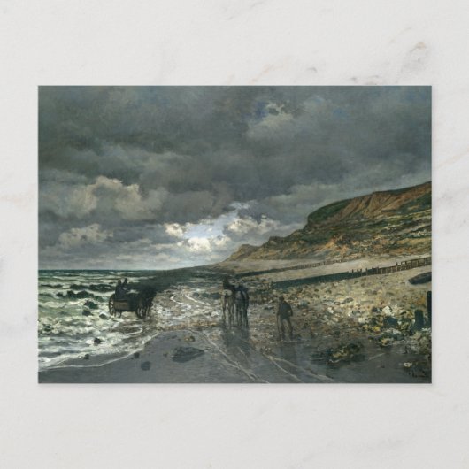 Claude Monet - La Pointe de la Hève bei Ebbe Postkarte (Vorderseite)