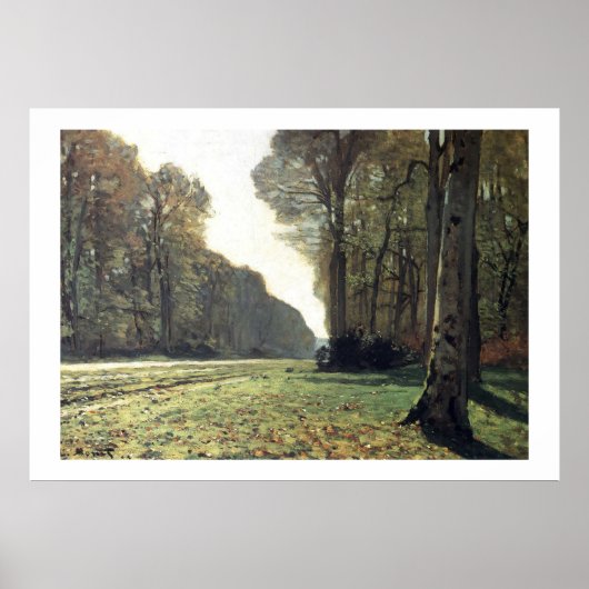 Claude Monet - La Route du Bas-Breau Poster (Vorne)