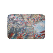 Claude Monet - La Rue Montorgueil - Paris Badematte (Vorderseite)