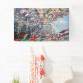 Claude Monet - La Rue Montorgueil - Paris Banner (Insitu)