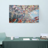 Claude Monet - La Rue Montorgueil - Paris Banner (Messeveranstaltung)