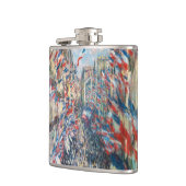 Claude Monet - La Rue Montorgueil - Paris Flachmann (Links)