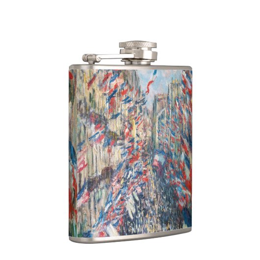 Claude Monet - La Rue Montorgueil - Paris Flachmann (Rechts)