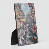 Claude Monet - La Rue Montorgueil - Paris Fotoplatte (Seite)