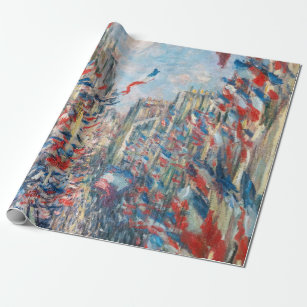Claude Monet - La Rue Montorgueil - Paris Geschenkpapier
