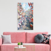 Claude Monet - La Rue Montorgueil - Paris Leinwanddruck (Insitu (Wohnzimmer))