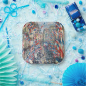 Claude Monet - La Rue Montorgueil - Paris Pappteller (Party)