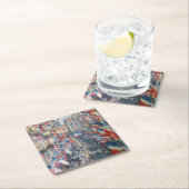 Claude Monet - La Rue Montorgueil - Paris Rechteckiger Pappuntersetzer (Vor Ort)