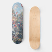 Claude Monet - La Rue Montorgueil - Paris Skateboard (Vorderseite)
