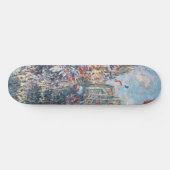 Claude Monet - La Rue Montorgueil - Paris Skateboard (Horizontal)